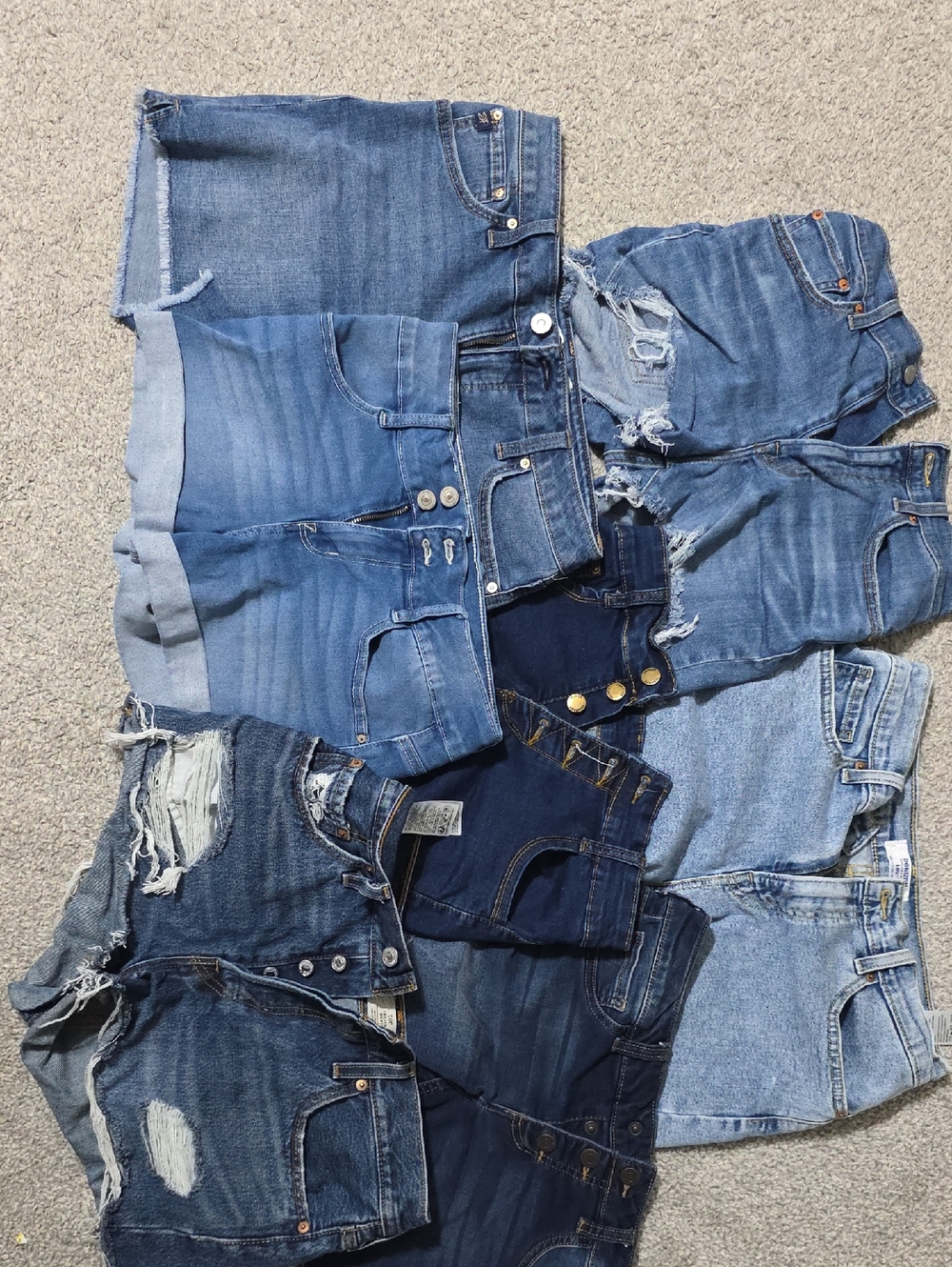 Women's Blue Denim Jeans - Classic Blue Wash